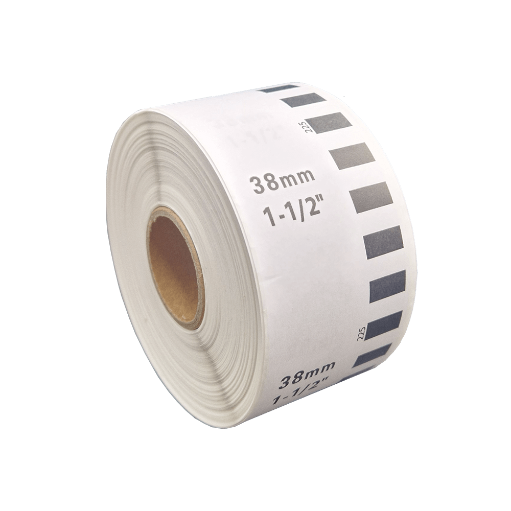 38mm x 30.48m Continuous Direct Thermal Label Roll