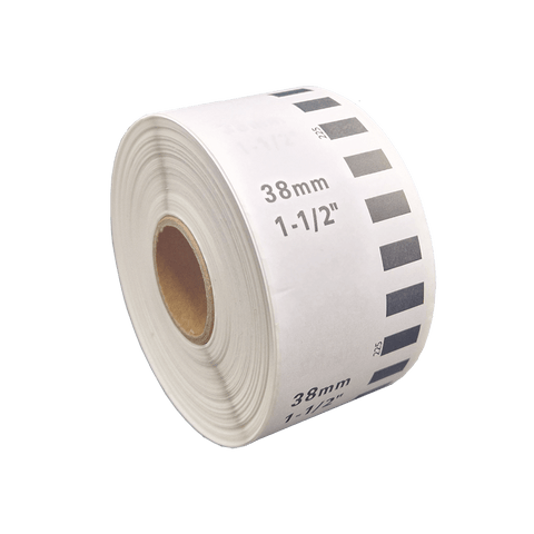 38mm x 30.48m Continuous Direct Thermal Label Roll