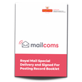 Royal Mail’s Special Delivery & Signed For Posting Record Booklet
