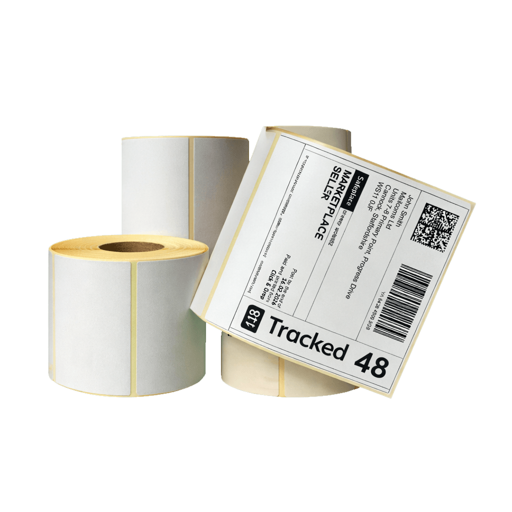 4 x 6 inch (101.6mm x 152.4mm) Royal Mail & Parcelforce Direct Thermal Label Rolls