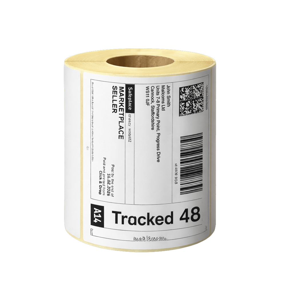 4 x 6 inch (101.6mm x 152.4mm) Royal Mail & Parcelforce Direct Thermal Label Rolls