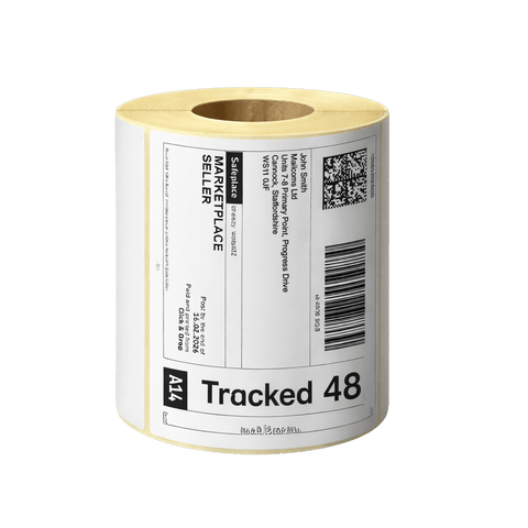 4 x 6 (101.6mm x 152.4mm) - Royal Mail & Parcelforce Direct Thermal Label Rolls
