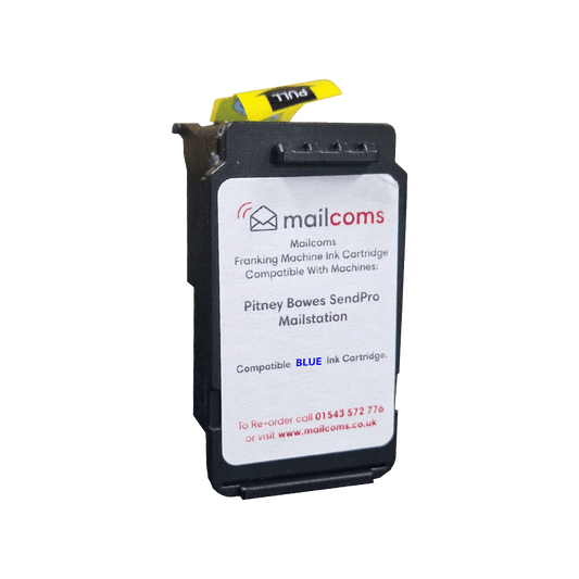 Pitney Bowes SendPro Mailstation Ink - Compatible Blue Ink Cartridge