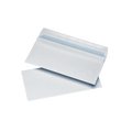 White DL Non Windowed Self Seal Envelopes (110mm x 220mm)