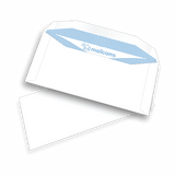 1000 White DL+ Gummed Non-Windowed Frama Folding Inserting Machine Envelopes