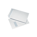 250 White C4 Windowed (40mm x 105mm) Self Seal Envelopes (324mm x 229mm)
