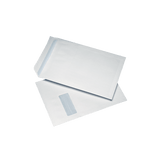 250 White C4 Windowed (40mm x 105mm) Self Seal Envelopes (324mm x 229mm)