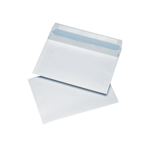 500 White C5 Non Windowed Self Seal Envelopes (162mm x 229mm)