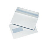 500 White C5 Windowed (45mm x 90mm) Self Seal Envelopes (162mm x 229mm)
