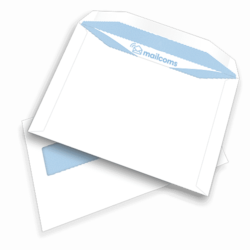 500 White C5+ Gummed High Windowed (45mm x 90mm Window) Folding Inserting Machine Envelopes
