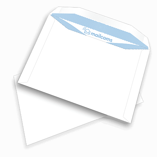 500 White C5+ Gummed Non-Windowed Envelopes