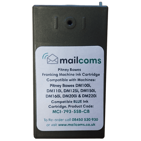 Pitney Bowes DM110i Ink - Compatible Blue Ink Cartridge