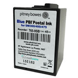 Pitney Bowes SendPro C Auto+ Ink - Genuine Original Blue Ink Cartridge