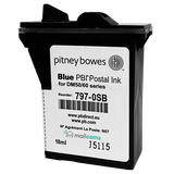 Pitney Bowes DM60 Ink & K722 Ink - Genuine Original Blue Ink Cartridge
